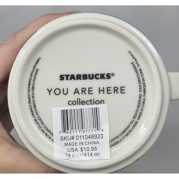 Starbucks You Are Here Collection Washington State 14oz Ceramic Coffee Mug 2015 - Picture 7 of 12